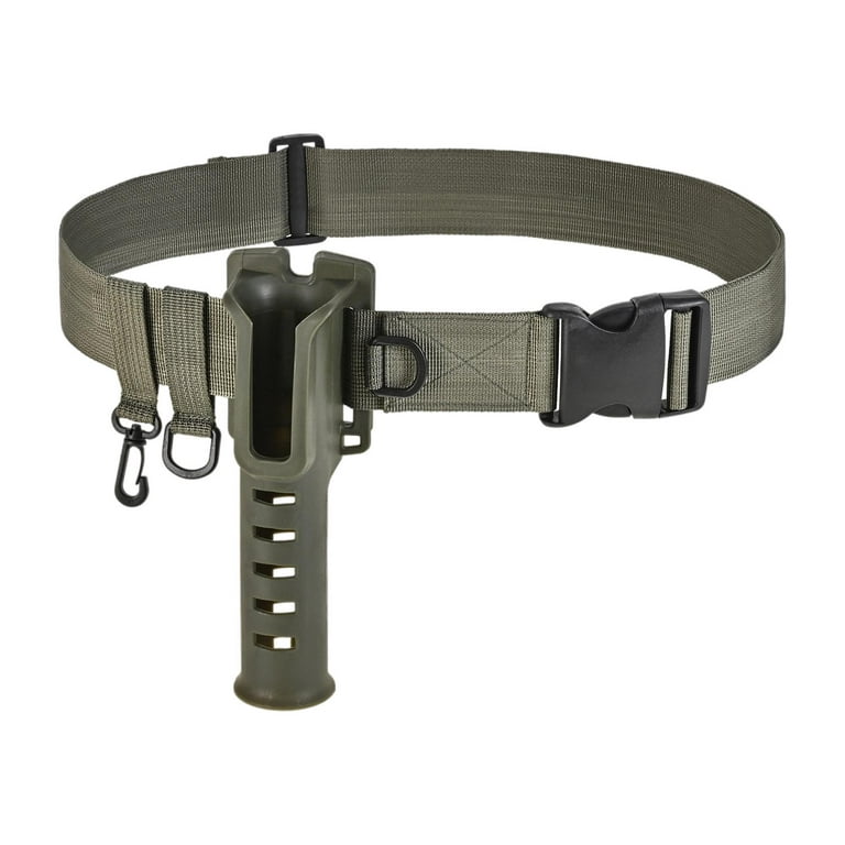 Shamjina Fishing Rod Holder Waist Belt Harness Supplies Accessories Pole Support for Boat Green, Women's, Size: 138x39cm