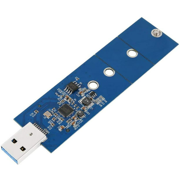 USB 3.0 to NVME Adapter M.2 NGFF SSD 2260 2242 2230 NGFF Converter SSD Reader Card - Walmart.com