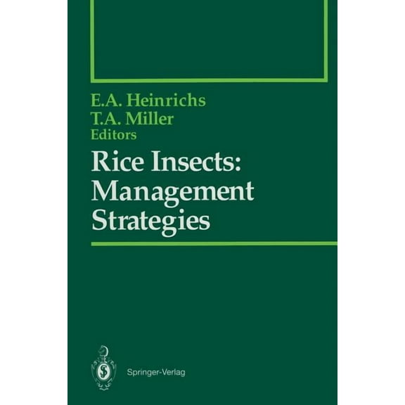 Springer Experimental Entomology Rice Insects: Management Strategies, (Paperback)