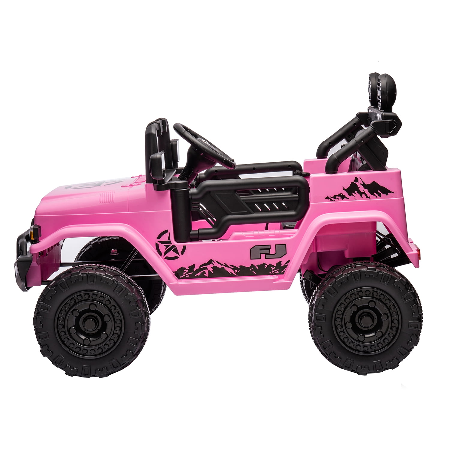 CIPACHO Licensed TOYOTA FJ Cruiser 12 V Powered Ride On Car 2.4G with Parents Remote Control, Electric Car for Kids, Pink CIPACHO Licensed TOYOTA FJ Cruiser 12 V Powered Ride On Car 2.4G with Parents Remote Control, Electric Car for Kids, Pink
