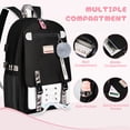 thumbnail image 3 of Gynky School Backpack for Girlish Backpacks for Elementary Student Teen School Bag  Bookbag with USB Charge Port, 3 of 8
