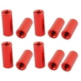 thumbnail image 1 of Unique Bargains 10 Pcs M3 x 12mm Colonne Ronde en Aluminium Entretoise en Alliage Attache Rouge, 1 of 1