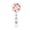6, variant on Flower Print Badge Holder Retractable Badge Holder Rotating ABS Badge Holder with Metal Clip for Nurse Doctor Student