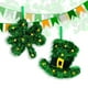thumbnail image 5 of Xihbxyly Adorno para Puerta Del Día de San Patricio, Diseño Festivo de Sombrero de Trébol, Material Resistente a La Intemperie, Fácil de Colgar, Decoración para El Porche, Espíritu Navideño Irlandés,, 5 of 5
