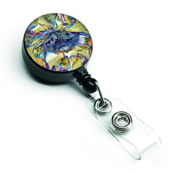 Crab All Over Retractable Badge Reel
