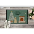 thumbnail image 2 of Carolines Treasures CK7618MAT 18 x 27 in. Yellow Labrador Christmas Everyone Indoor or Outdoor Mat, 2 of 4