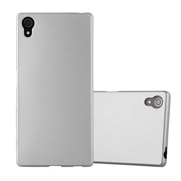 Cadorabo Case for Sony Xperia Z5 Cover Matt Metallic Screen Protection TPU Silicone Gel Back case