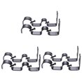 thumbnail image 4 of FRCOLOR 6 pcs  Curtain Rod Curtain Holder Curtain Drapery Rod Curtain Accessories for Curtain Decor (Coffee), 4 of 8