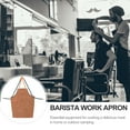thumbnail image 2 of FUEENIRVA 1Pc Fashionable Coffee Work Apron for Salon Cooking and Outdoor Use, 2 of 6