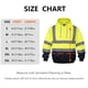 thumbnail image 5 of Sudadera con capucha de seguridad wefeyuv High Visibility Class 3, 5 of 7