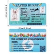 thumbnail image 3 of BotaniNest Easter Rabbit Drivers License Novelty Easter Decoration Lost Drivers License Diy Easter Rabbit Lost Id Card Easter Rabbit License 1/3/5pcs, 3 of 7