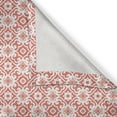 thumbnail image 5 of Ambesonne Coral Grommet Curtain, Vintage Art Deco Pattern, 50" x 96", Coral Pale Coral White, 5 of 6