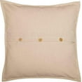 thumbnail image 3 of Piper Classics Farmhouse Blue/Beige Ticking Stripe Cotton Quilted Euro Sham, Standard - Breathable, 3 of 4