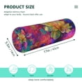 thumbnail image 3 of Cylindrical Pillow Decorative Neck Roll Pillow with Removable Washable Cover Roll Pillow for Knee Leg Neck Colorful and Bright Floral Pattern, 3 of 7