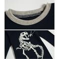 thumbnail image 7 of WIBACKER Little Boys Pajamas Sets Glow in Dark Dinosaur 100% Cotton 2 Piece Toddler Kids Pjs Sleepwear Size 3-8T, 7 of 7
