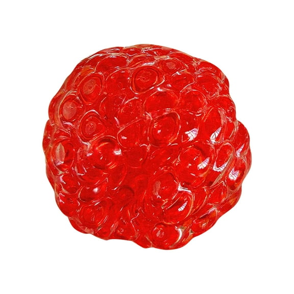 Squeeze Stress Ball, Stress Ball, 2.5 In, Transparent Red, 1 Set, Classroom Sensory Squeeze Toy