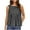 Dark Gray, variant on Luxalzxs Women Peplum Babydoll Tank Tops Summer Shirred Swing Crew Neck Sleeveless Loose Fit Vest Shirts Pleated Flowy Casual Ruffle Tops