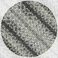 thumbnail image 5 of Homespice Decor 304636 5 x 8 ft. Graphite Ultra Durable Oval Braided Rug - Grey, Ivory & Cream, 5 of 5