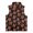 Bow Gift, variant on Winter Pines With Pocket Sleeveless Fleece Jacket, Polyester Kids Zip Up Vest Comfortable Kid Outerwear Vest for Daily Life Fall Casual