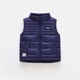 thumbnail image 7 of Cethrio Boys Puffer Vests Size 10-12, Quilted Lightweight Sleeveless Warm Winter Outerwear with Zipper Navy, 7 of 7