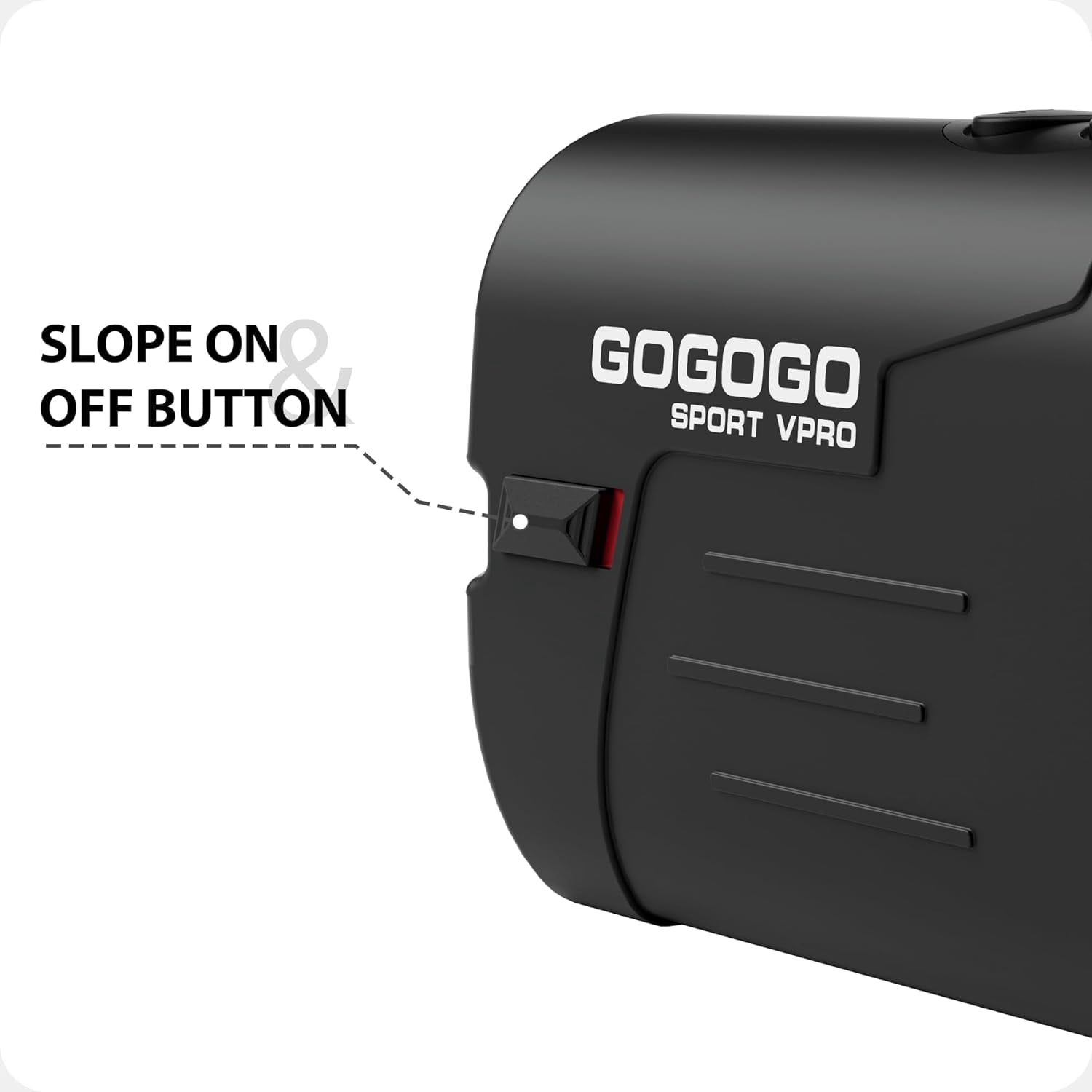 GOGOGO SPORT VPRO Magnetic Golf Rangefinder with Slope ON/OFF Switch, 1000 Yards Range Finder