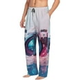 thumbnail image 6 of Logiee Vintage Camera Splash Art Print Pajama Pants for Men,Men’s Pajama Bottoms,Mens PJ Pants with Pockets & Button Fly-XX-Large, 6 of 6
