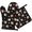 Pioneer Flower Floral Print Pattern-3, variant on Pioneer Flower Floral Print Pattern 1-Pack Oven Mitts Set, Heat Resistant Kitchen Gloves, 7.7" X 12"