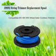 thumbnail image 2 of Cordless String Trimmer with 8 Spool & 2 Cap Line - 24V 40V 80V Weed Eater for Lawn Care, 2 of 5