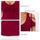 thumbnail image 4 of Camisas con hombros descubiertos para mujer,Camisas con hombros descubiertos para mujer Camisas para mujer Tops Camisas con cordones y hombros descubiertos para mujer Funcionalidad versátil, 4 of 5