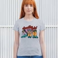 thumbnail image 4 of Dazzling Girl T-Shirt Blessed and Lucky Cowgirl Cute South Vintage Retro American Heritage Tradition Women's Tee, 4 of 7