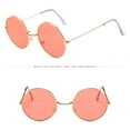 thumbnail image 2 of 1 Pair of Glasses Black Women Men Vintage Retro Glasses Unisex Fashion Circle Frame Sunglasses Eyewear, 2 of 9