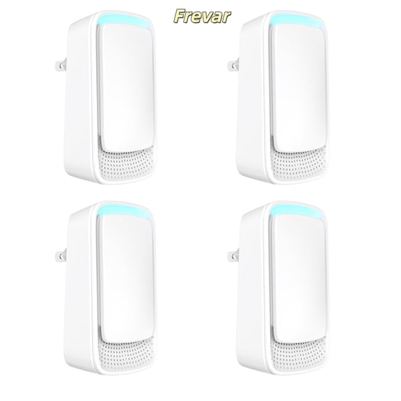 4 Pack Plug In Air Ionizers - Negative Ion Technology Air Purifier - Quiet Operation Air Freshener for Home, Bedroom, Office, Garage Room - Portable Air Purifiers Odor,Pets Smell - Air Cleaner White