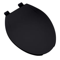 Plumbing Technologies 3F1E1-90 Deluxe Plastic Elongated  Front Contemporary Design Toilet Seat- Black