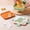 Multicolor B, variant on Microwave Safe Bento Box with Compartments, Cartoon print Lunch Tupperware,Sauce Container & Tableware, Leak-Proof Food Storage for Office & Daily Use(2.89*6.77 in)A
