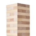 thumbnail image 6 of Giant Tumble Tower Game,60-Piece Pine Wood Stacking Blocks with Carry Bag&Scoreboard,Indoor/Outdoor Family Game for and Adults, 6 of 9