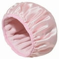 thumbnail image 4 of Triple Layer Women Sleeping Hat Bathroom Products Bath Showering Accessories Hair Beanie Bath Hair Caps Shower Cap Bonnet 9, 4 of 8