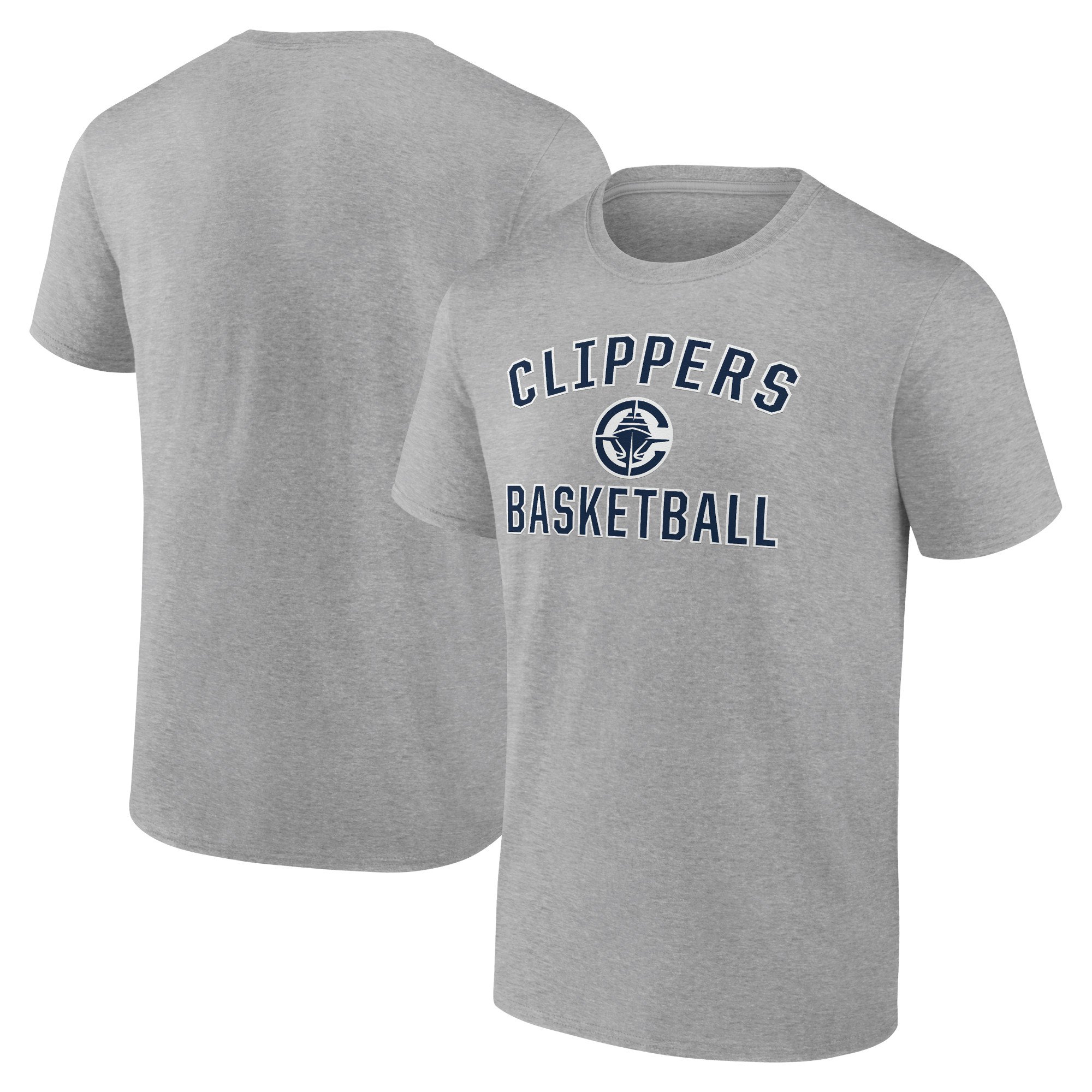 Men's Heather Gray LA Clippers Victory Arch T-Shirt
