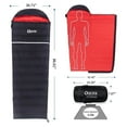 thumbnail image 2 of QEZER 10°F Ultra-Warm Lightweight Adult Sleeping Bag Compression Sack - for Winter Backpacking, Camping & Hiking, 2 of 7