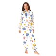 thumbnail image 2 of FORMRS Onesies Pajama for Adults Unisex Hoodie Winter Jumpsuit One Piece Sleepwear, Sizes S-2XL, Tropical Rhythm, 2 of 7