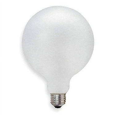 GE LIGHTING 60W, G40 Incandescent Light Bulb