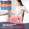 thumbnail image 5 of PMONPA Electric Heated Blanket, 51"x61" Heating Blanket for Adult, Soft Flannel & Sherpa, 10 Heating Levels & 1-8 Hours Auto off, Light Pink, 5 of 8