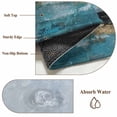 thumbnail image 6 of Teal Blue Oil Painting Area Rugs 5'x7', Washable Small Throw Rugs for Laundry Room Playroom, Retro Abstract Art Lake Forest Indoor Outdoor Rug Non-Slip Low Pile Carpet Runner Reversible Floor Mats, 6 of 8