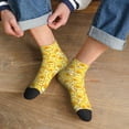 thumbnail image 3 of Naloa Cool Duck With Yellow Strip Ankle Socks for Women Non Slip Socks No Show Socks Classic Low Cut Casual Socks Casual Socks, 3 of 7