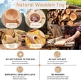 thumbnail image 3 of Mont Pleasant Montessori Toys Juguetes sensoriales para niños pequeños de 1 año, 11 piezas de juguetes Waldorf de madera Cucharas y pinzas de madera para trabajos de transferencia y desarrollo de habi, 3 of 9