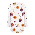 thumbnail image 5 of Women's Halloween Print Knitting Cardigan Long Sleeve Open Front Knitted Sweater Outwear Coat Tops, 5 of 6