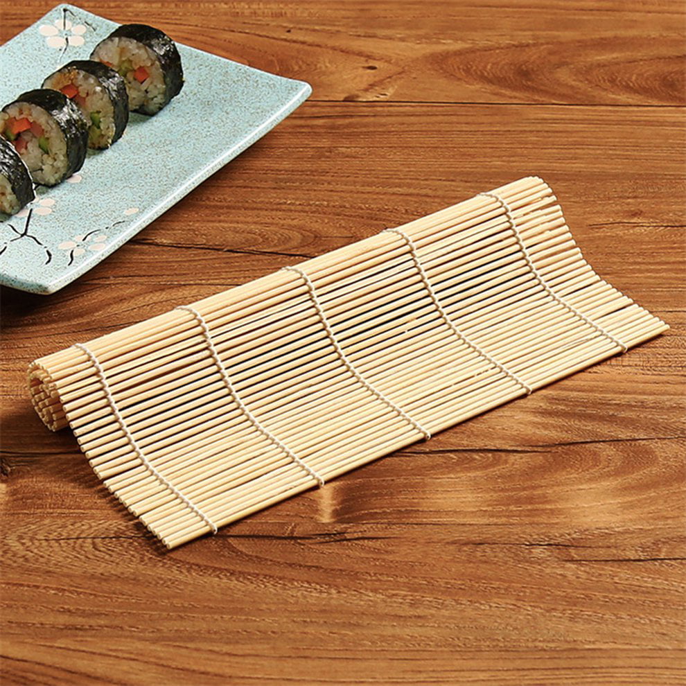 hydens Sushi Rolling Roller Bamboo DIY Sushi Mat Onigiri Rice Roller Hand Maker Sushi Tools Kitchen Japanese Sushi Maker Tool