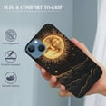 thumbnail image 2 of COMIO  (iPhone 14 Case Sun Moon Stars for Women Girls Phone Cases Space Planets Golden Star Design Cute Aesthetic Soft Bumper Fashion Unique Cover+Ring Holder for iPhone14 6.1", 2 of 4