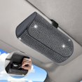 thumbnail image 1 of Soporte para gafas de sol para coche, estuche para gafas de sol, universal, para automoción, cristales brillantes, soporte para gafas, caja protectora, caja de almacenamiento, organizador co JFHHH pequeña, 1 of 5