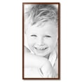 thumbnail image 2 of ArtToFrames 17" x 36" Walnut Picture Frame, 17x36 inch Brown Wood Poster Frame (WOM-4215),  Pack, 2 of 8