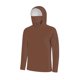 thumbnail image 4 of mfyjkho Tops De Gimnasio Para Mujer, Camiseta Unisex De Verano Informal De Color Liso, De Manga Larga, Con Capucha, De Seda Helada, Con Protección Solar Y Mascarilla. Tops Y Blusas Para Mujer Xl, 4 of 8